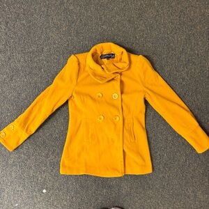 Yellow Pea Coat